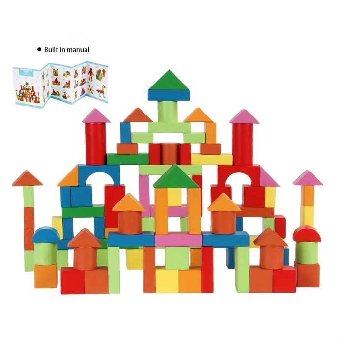 100-piece set of large jigsaw puzzle blocks - Image 9