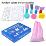 Wooden Geometric Creative Puzzle (180pcs) - Image 3