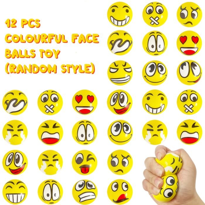 Face Stress Balls 12pk - Image 2
