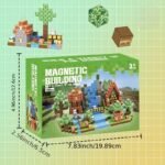 Magnetic Minecraft Blocks –  (150) (3Yr+) - Image 2