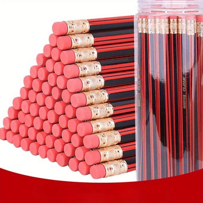 HB Pencils with Eraser (100pcs) - Image 1