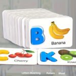 Colourful Wooden Alphabet Flashcards