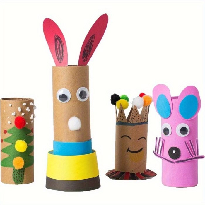 30pcs Premium Brown Cardboard Tubes, 3.99 x 9.91 cm - Image 5