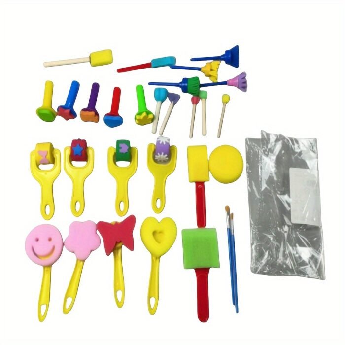 30pcs Sponge Brush Painting Tool Set - Image 6