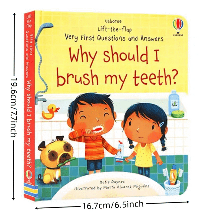 "Why Should I Brush My Teeth?" – Flip-Book for 3–4-Year-Olds Part of the Early Years Reading Series for Healthy Habits and Inclusion - Image 1