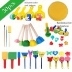 30pcs Sponge Brush Painting Tool Set - Image 2