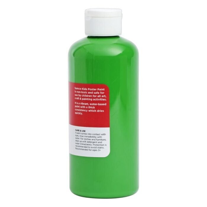 Green Washable Kids Poster Paint 500ml - Image 4