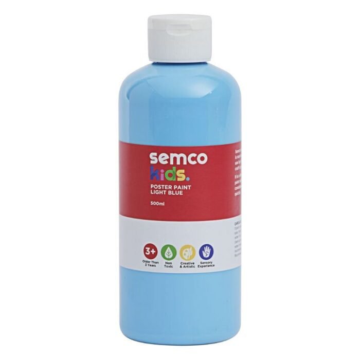 Aqua Washable Kids Poster Paint 500ml - Image 1