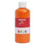 Orange Washable Kids Poster Paint 500ml