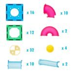 Gem Toys 88pc Magnetic Tiles Set (3Yr+) - Image 3