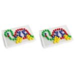 2x Quercetti Fanta Color Basic – 100pc Plastic Peg Board Sets - Image 3