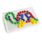 2x Quercetti Fanta Color Basic – 100pc Plastic Peg Board Sets - Image 4