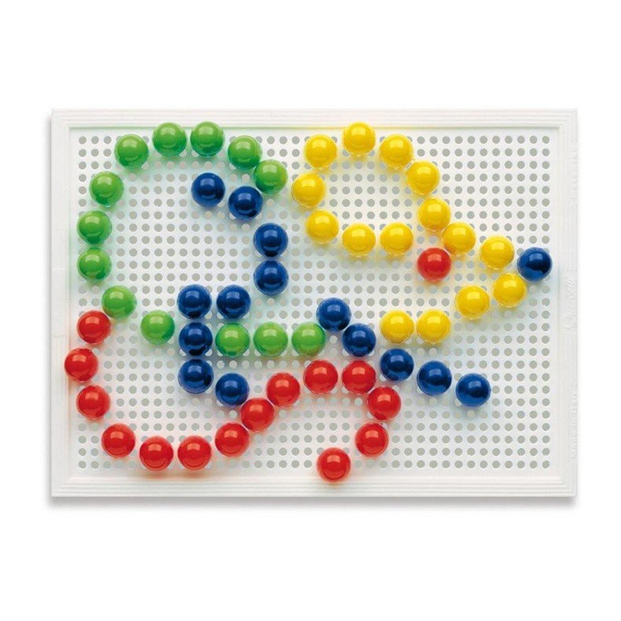 101077577924638 2x Quercetti Fanta Color Basic – 100pc Plastic Peg Board Sets - Image 5