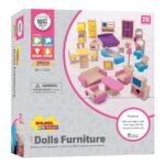 Bigjigs Toys Wooden Miniature Dollhouse Furniture Set (3Yr+) - Image 4