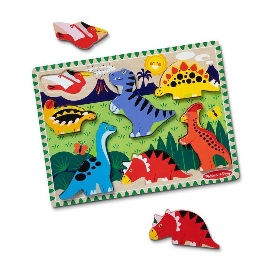 102436317724702 Melissa & Doug Dinosaurs Chunky Puzzle - Image 1