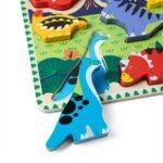 Melissa & Doug Dinosaurs Chunky Puzzle - Image 4