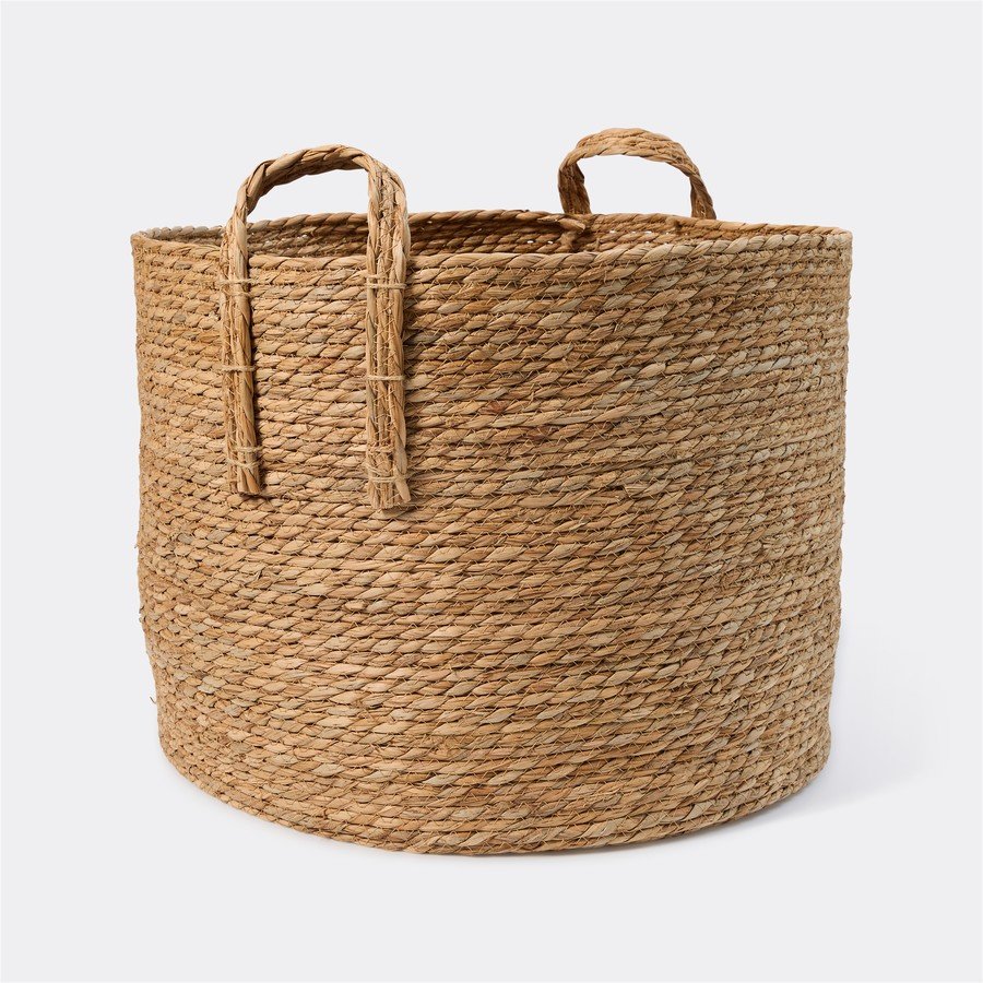 50039163420702 Openook Large Round Natural Rope Basket - Image 4
