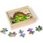 Melissa & Doug Dinosaurs Puzzles in a Box