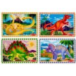 Melissa & Doug Dinosaurs Puzzles in a Box - Image 3