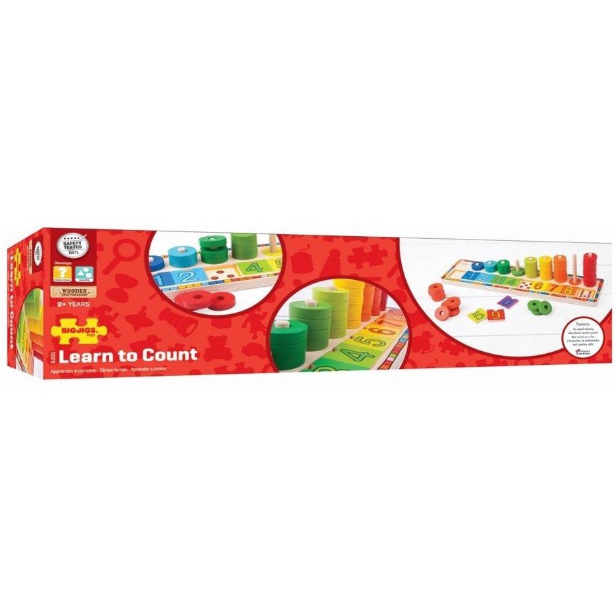80867860381726 Bigjigs Toys Wooden Learn to Count Puzzle - Image 5