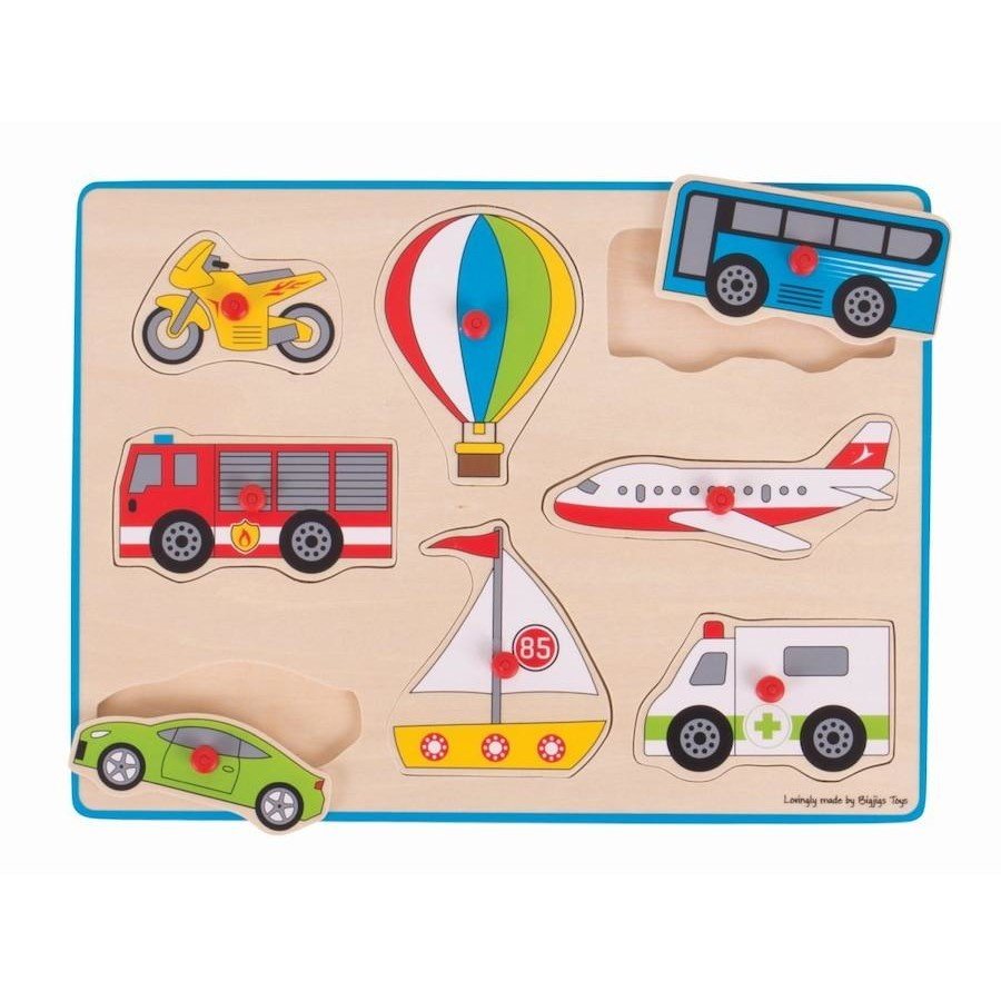 80868323557406 Bigjigs Lift Out Puzzle Transport - Image 3