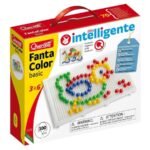 2x Quercetti Fanta Color Basic – 100pc Plastic Peg Board Sets