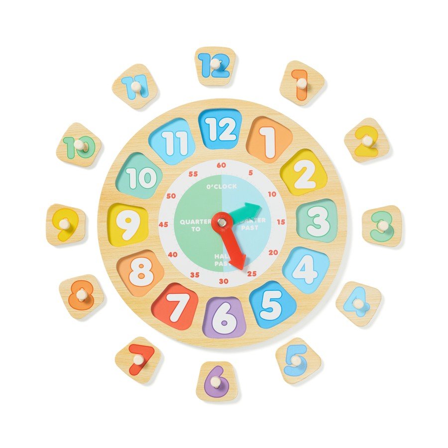 84367220178974 Koala Wooden Clock Puzzle - Image 1