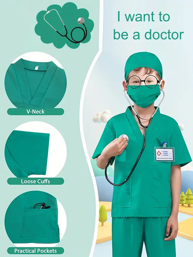 898fe57d-ee6c-481d-b2dc-a23b527035f4 Doctor Costume with Stethoscope - Image 2