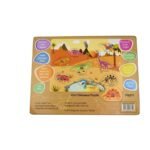 Koala Dream 2 In 1 Dinosaur Peg Wooden Puzzle - Image 5