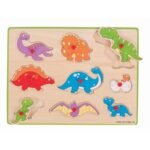 9pc Bigjigs Toys 30cm Lift Out Puzzle