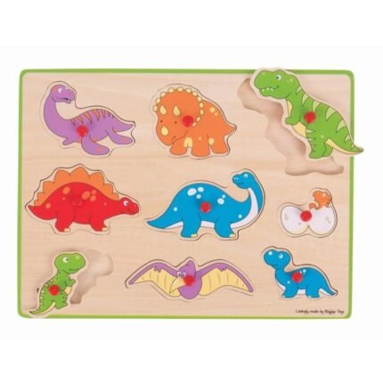 9pc Bigjigs Toys 30cm Lift Out Puzzle