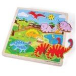 Bigjigs Toys 22cm Dinosaur Sound Puzzle