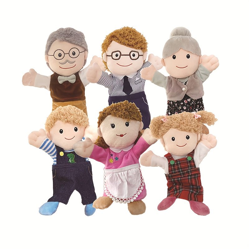 product-fancy-0a57a70f-64d6-423e-8dc2-b37cebdbdf30 Role-Playing Interactive Plush Doll Family - Image 1