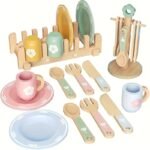 Little Chefs Wooden Tableware Playset