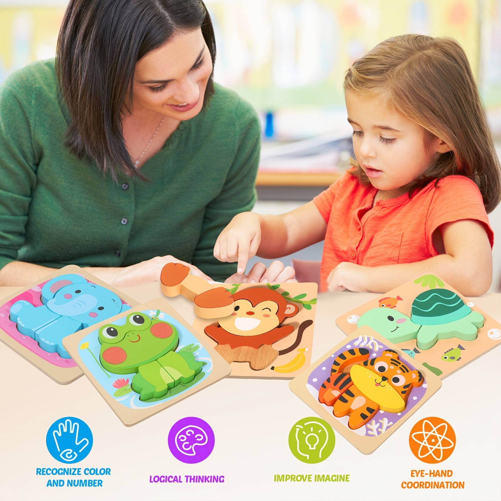 product-fancy-268e5956-3d86-41be-86a4-55255e7e4231 6 Chunky Cute Animal Puzzles - Image 4
