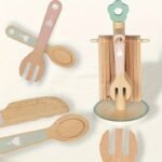 Little Chefs Wooden Tableware Playset - Image 2