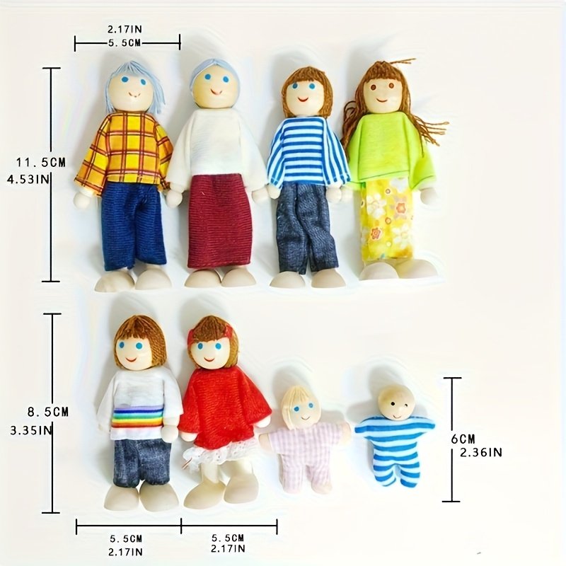 product-fancy-513f16ae-f01c-4cea-a52e-71a0c7a8c434 Dollhouse Mini Character Family - Image 2