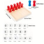 Math Colourful Peg Board (3Yr+) - Image 4