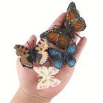 12pcs Vibrant Plastic Butterfly Toys