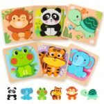 6 Chunky Cute Animal Puzzles