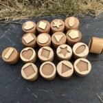Wooden Shape Playdough Stamp Set - Image 2