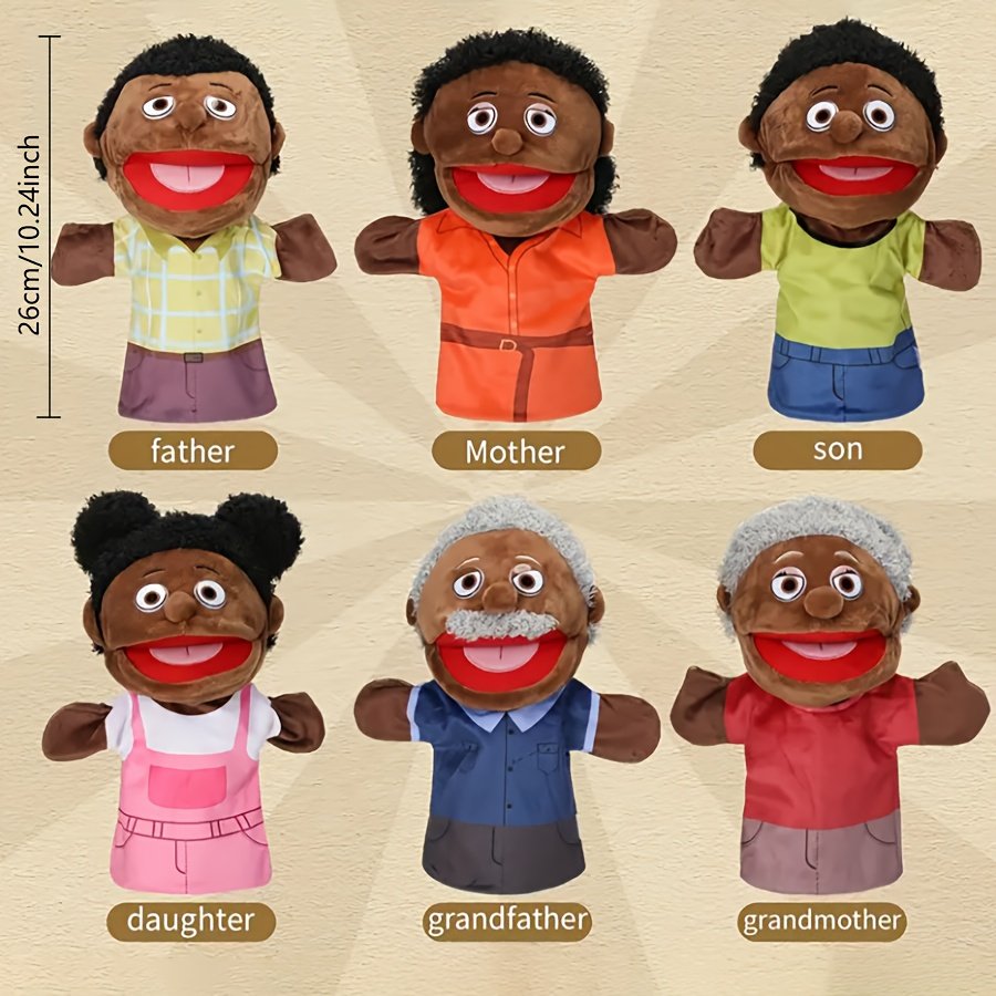product-fancy-b07bcbd9-c4aa-4e8a-a561-43557ccc5277 Diverse Family of Puppets with Grand Parents - Image 6
