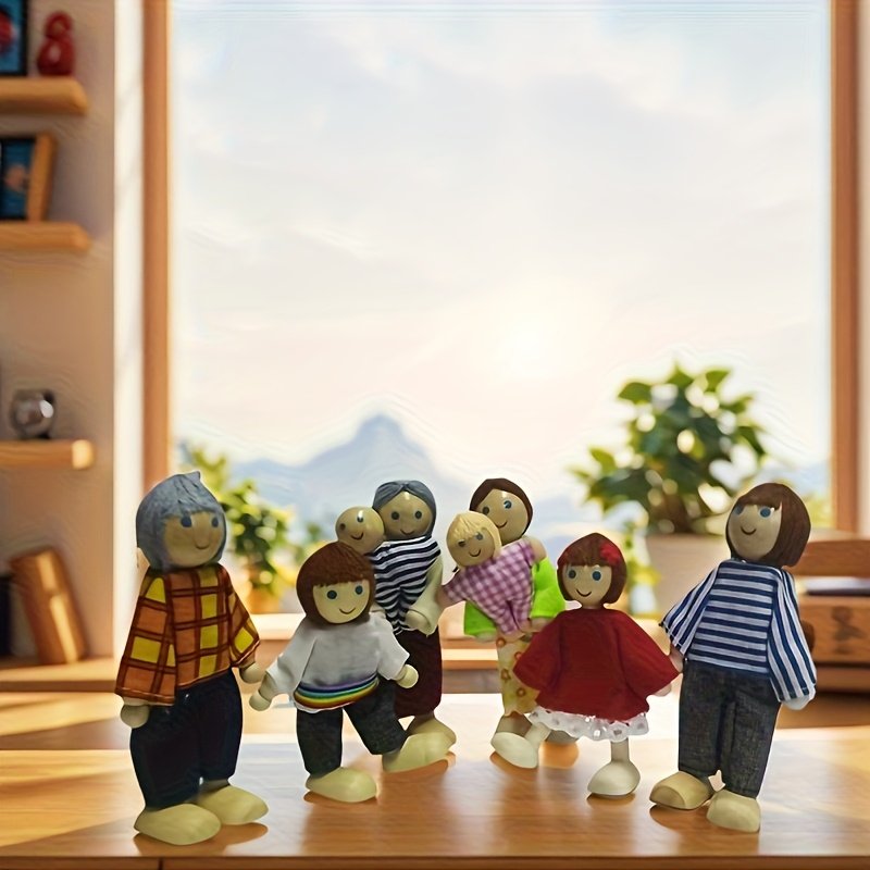 product-fancy-fc0fbff4-2abe-4c03-ac3a-0b326334b602 Dollhouse Mini Character Family - Image 4