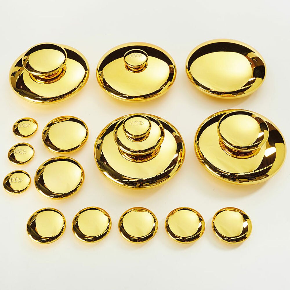 132402 (1) Mirror Stacking Pebbles – Gold 20 Piece Set - Image 2