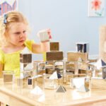 Metallic Silver 3D Construction Blocks – 32 Piece Set