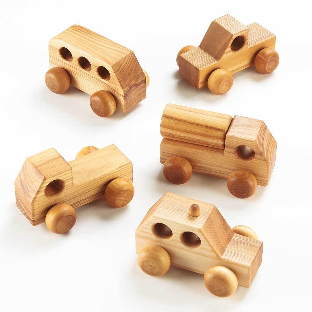 132422 Mini Wooden Transport Toys - Image 4