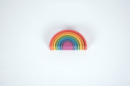 Wooden Rainbow Arches – 7pcs