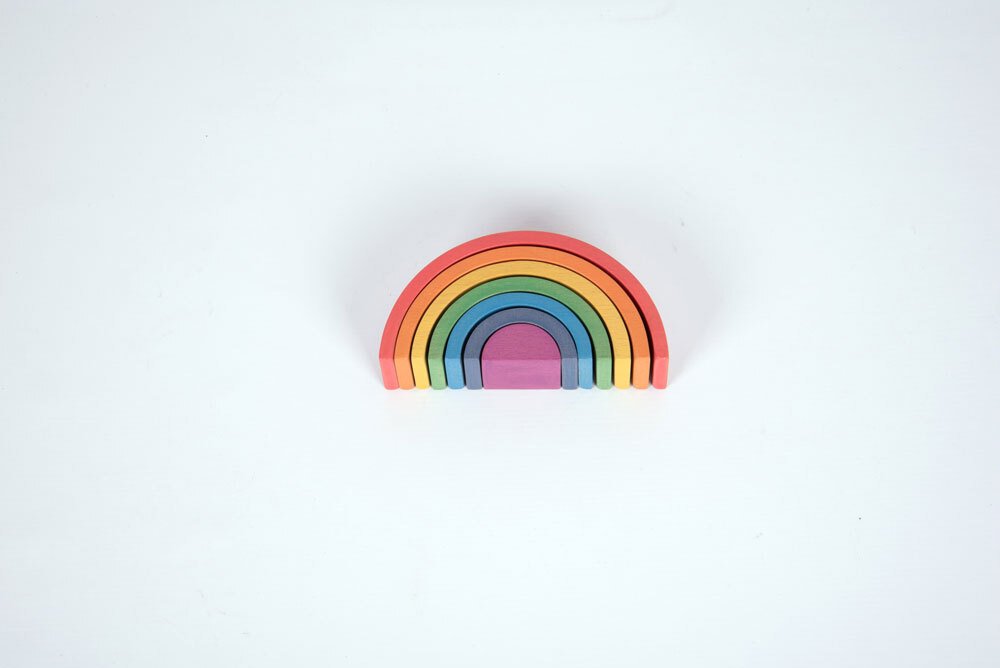 132446 (2) Wooden Rainbow Arches – 7pcs - Image 1
