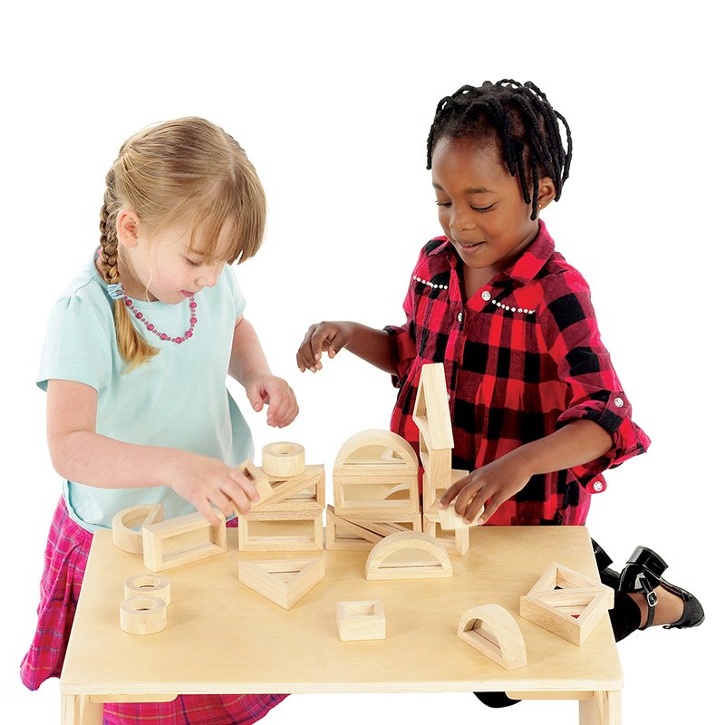 132569 Wooden Mirror Blocks – Set of 24 - Image 5