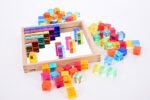 Crystal Gem Cubes with Mirror Tray – 100 Piece Set - Image 2